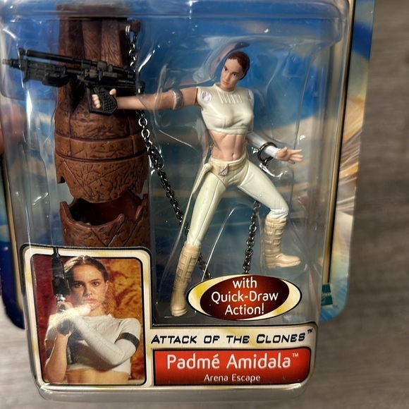 Star Wars Episode II: Padme Amidala Action Figure FACTORY SEALED - Picture 6 of 6
